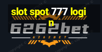 slot spot 777 login