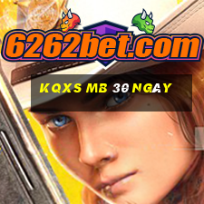 kqxs mb 30 ngày