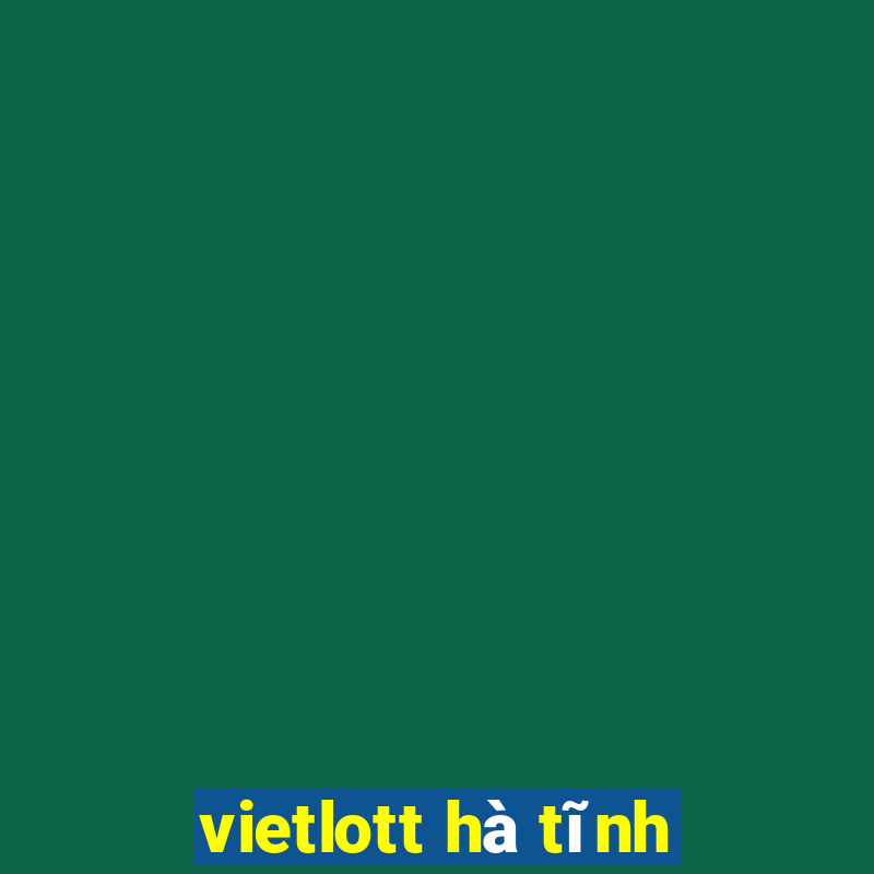 vietlott hà tĩnh