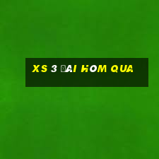 xs 3 đài hôm qua