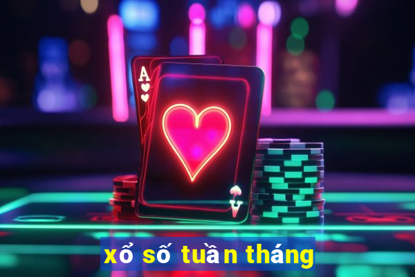 xổ số tuần tháng