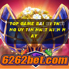 top game bài đổi thưởng uy tín nhất hiện nay