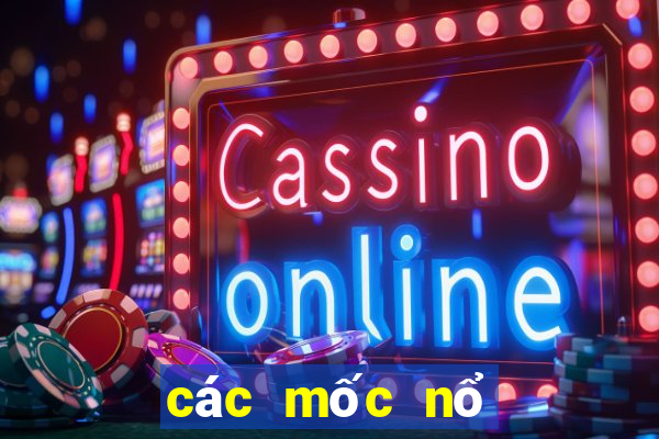 các mốc nổ hũ thần tài