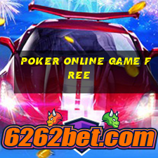 poker online game free