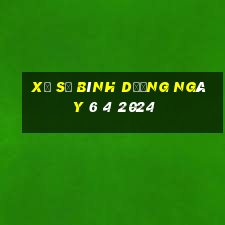 xổ số bình dương ngày 6 4 2024