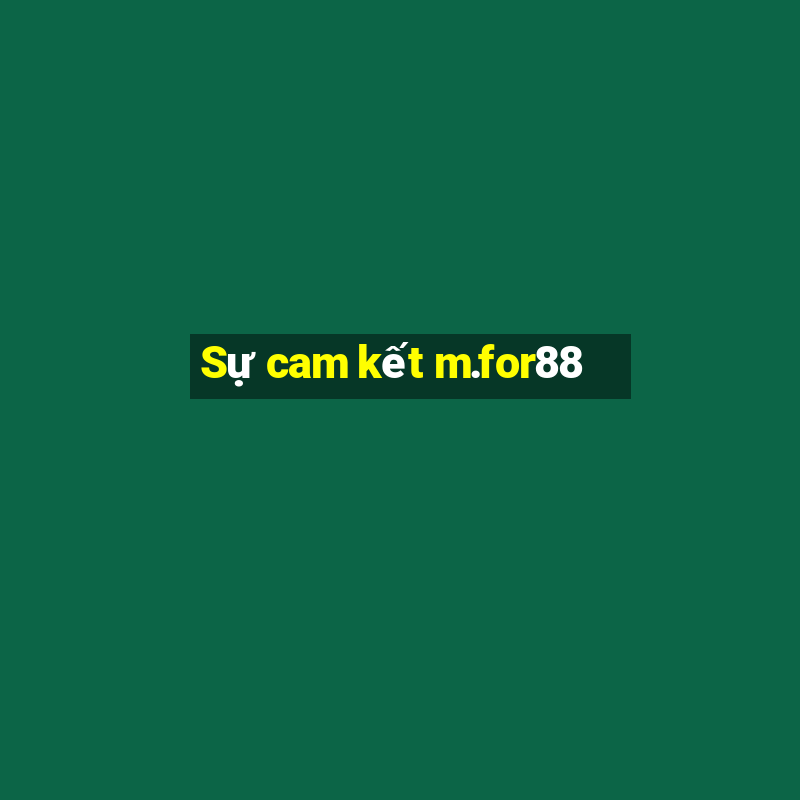 Sự cam kết m.for88