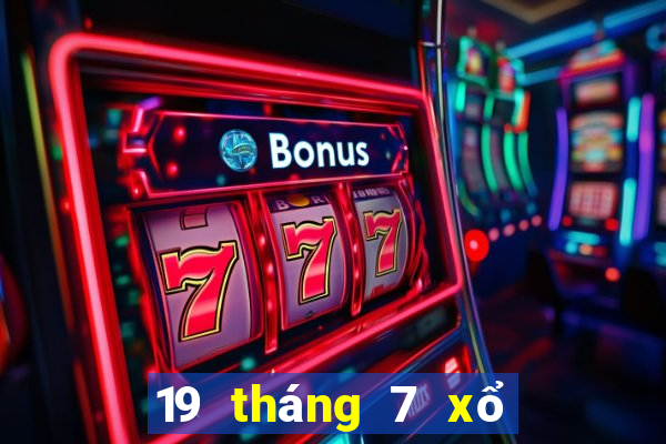 19 tháng 7 xổ số cần thơ