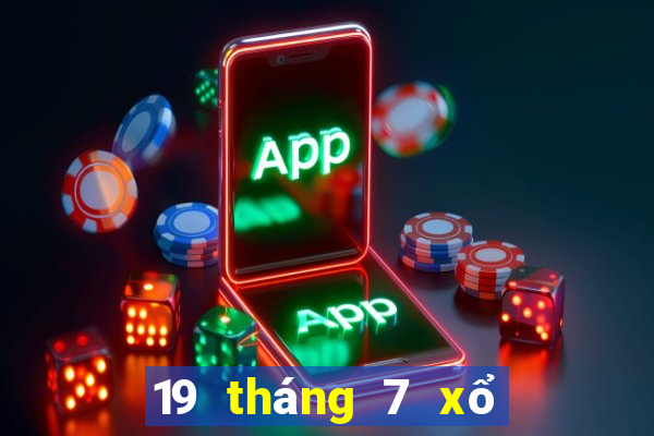 19 tháng 7 xổ số cần thơ