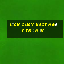 Lịch quay XSCT ngày thứ năm