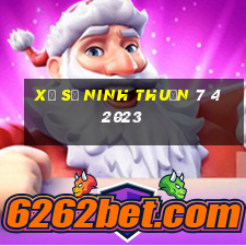 xổ số ninh thuận 7 4 2023