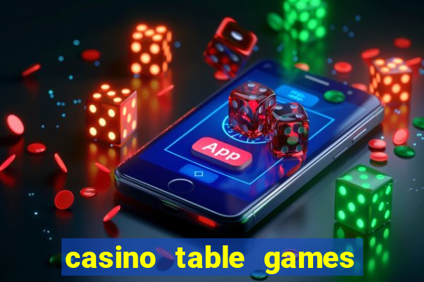 casino table games by image