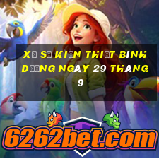 xổ số kiến thiết bình dương ngày 29 tháng 9