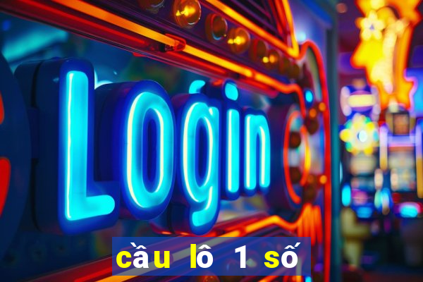 cầu lô 1 số duy nhất