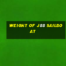 weight of j88 sailboat