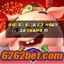 quả xổ số đà lạt ngày 26 tháng 11