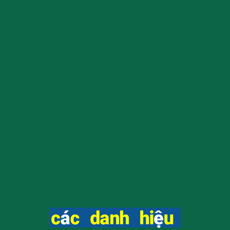 các danh hiệu trong cờ vua