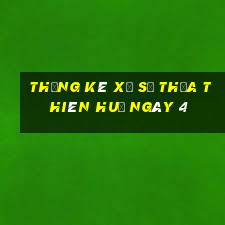 Thống kê Xổ Số thừa thiên huế ngày 4