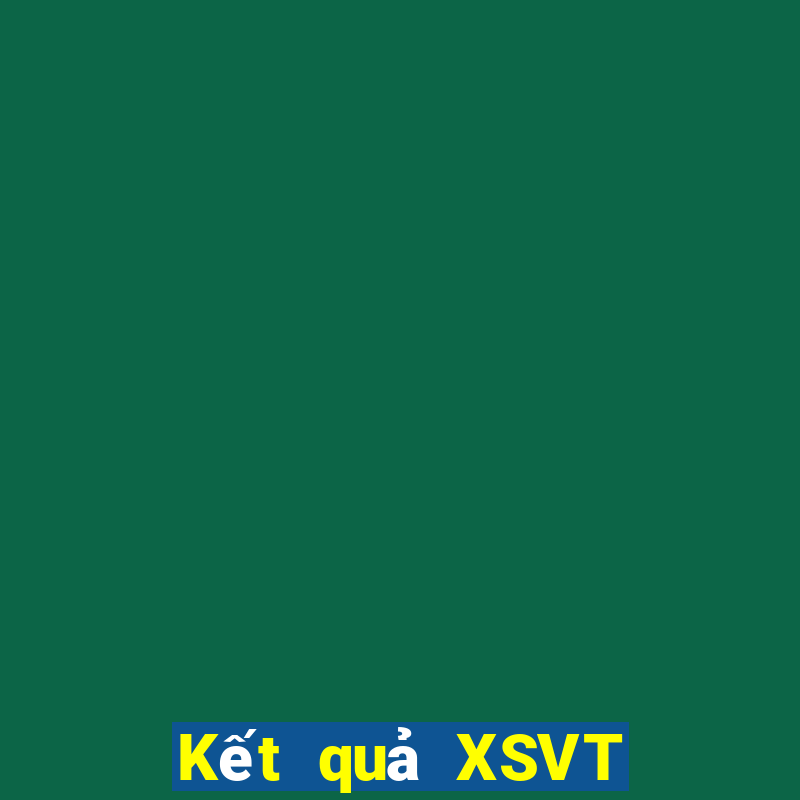 Kết quả XSVT thứ Ba