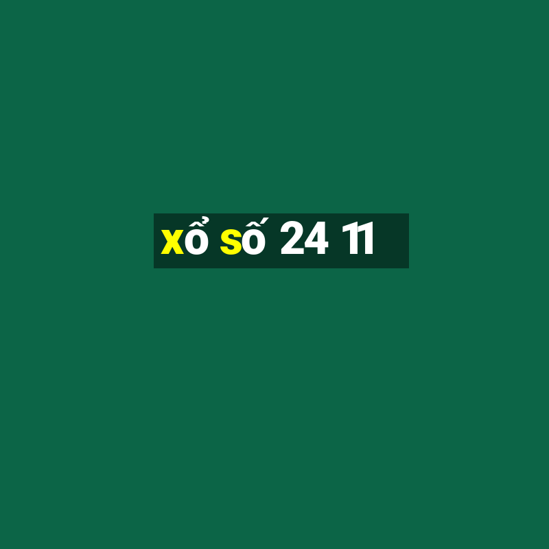 xo so 24 11