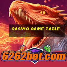 casino game table