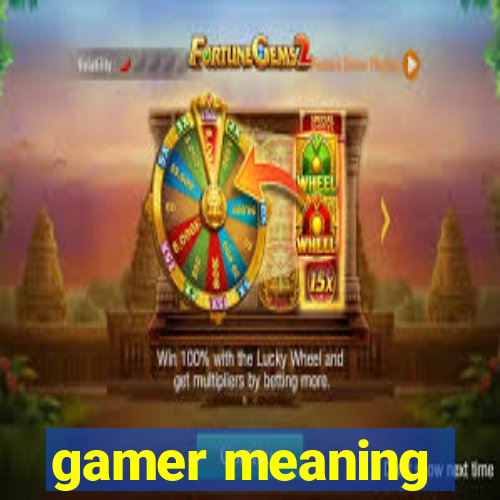 gamer meaning