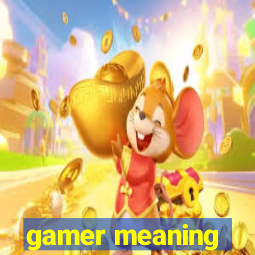 gamer meaning