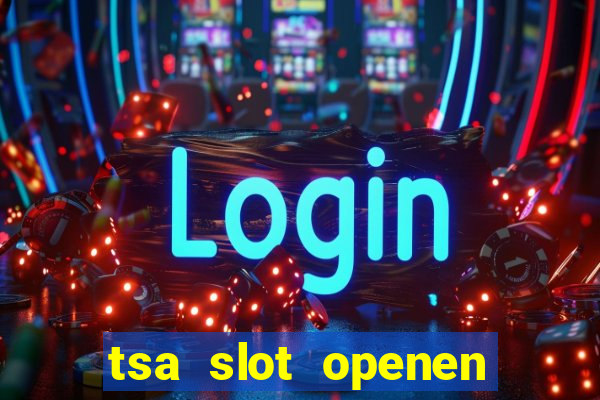 tsa slot openen zonder code