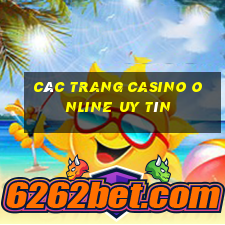 các trang casino online uy tín