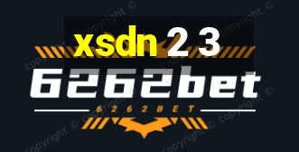 xsdn 2 3