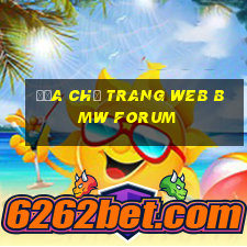 Địa chỉ trang web BMW Forum