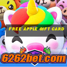 free apple gift card