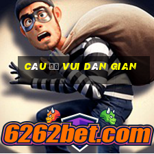 câu đố vui dân gian