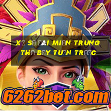 xổ số đài miền trung thứ bảy tuần trước