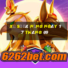 xổ số đà nẵng ngày 17 tháng 09