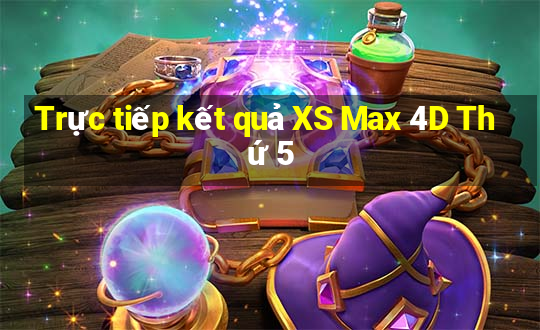 Trực tiếp kết quả XS Max 4D Thứ 5