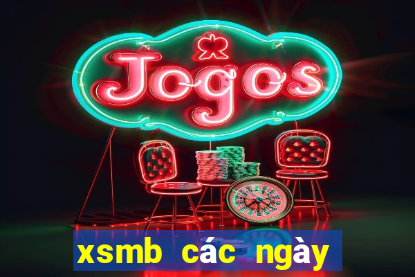 xsmb các ngày trong tuần