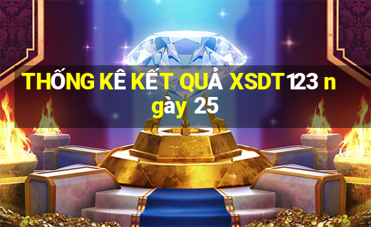 THỐNG KÊ KẾT QUẢ XSDT123 ngày 25