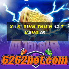 xổ số bình thuận 12 tháng 05