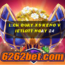 Lịch quay XS Keno Vietlott ngày 24