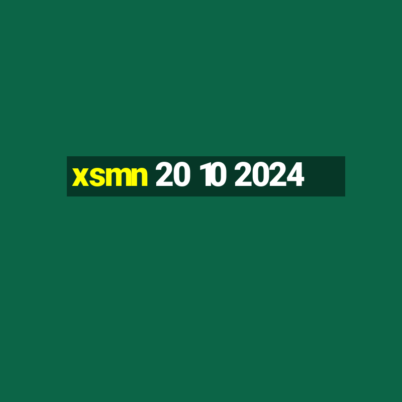 xsmn 20 10 2024