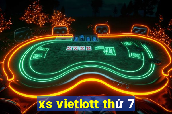 xs vietlott thứ 7