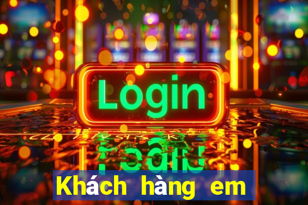 Khách hàng em bé đầy xổ số