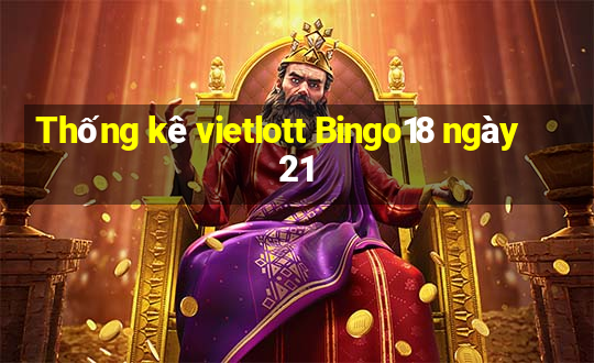 Thống kê vietlott Bingo18 ngày 21