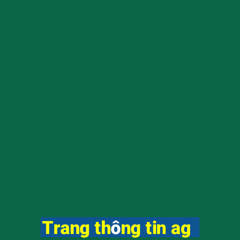 Trang thông tin ag