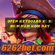 open keyboard xổ số miền nam hôm nay