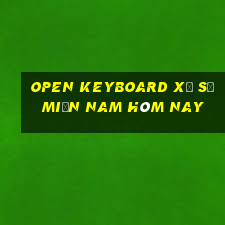 open keyboard xổ số miền nam hôm nay