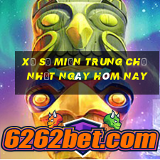 xổ số miền trung chủ nhật ngày hôm nay