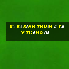 xổ số bình thuận 4 tây tháng 04