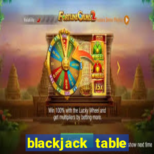 blackjack table game odds