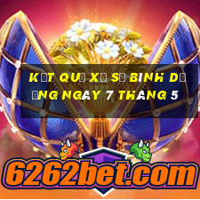 kết quả xổ số bình dương ngày 7 tháng 5